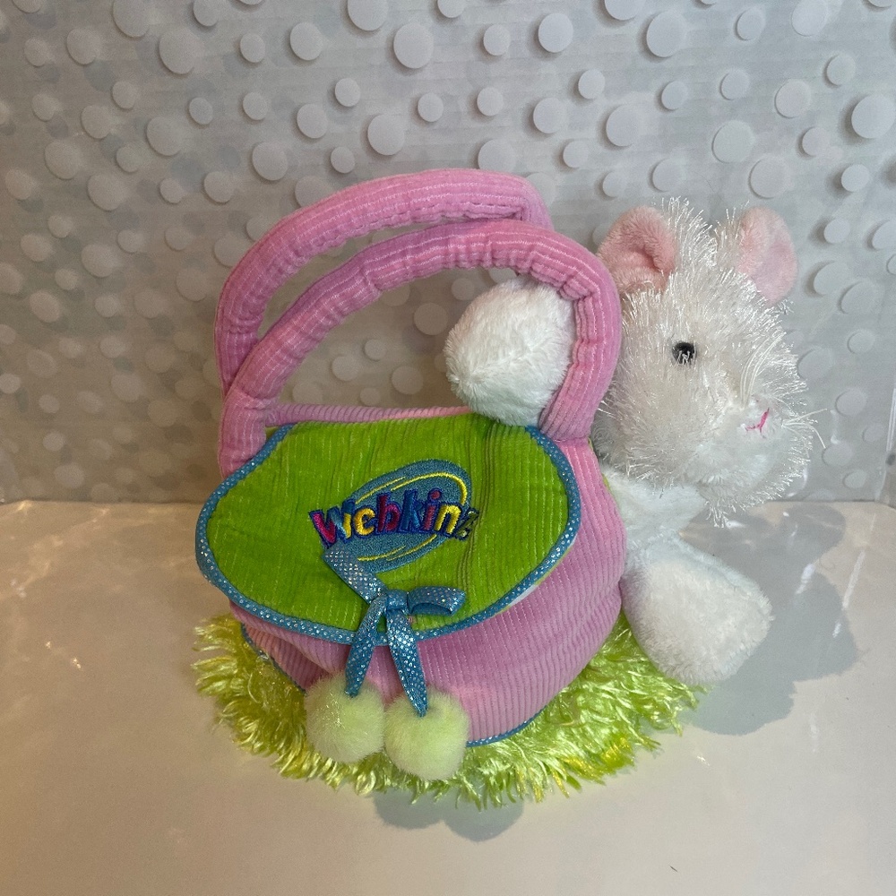 👀2/$20- Webkinz Y2K Plush 🐇Pet Carrier 👜